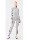 U.s Polo Assn 16611 Kadın Kapşonlu Femuarlı Eşofman Takımı - Gri