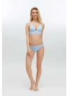 Kadın Mavi Bikini Takım