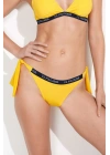 Kadın Sarı Kalın Ipli Bikini Alt