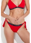 Kadın Kırmızı Kalın Ipli Bikini Alt