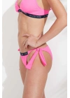 Kadın Pembe Kalın İpli Bikini Alt