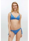 Kadın Mavi Bikini Takım