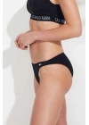 Kadın Siyah İnce Kenar Bikini Alt