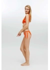 Kadın Turuncu Bikini Takım