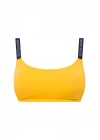 Kadın Sarı Ince Askılı Bikini Üst