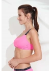Kadın Pembe Ince Askılı Bikini Üst
