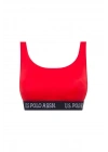 Kadın Kırmızı U Yaka Bralet Bikini Üst