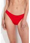 Kadın Kırmızı Brazilian Bikini Alt