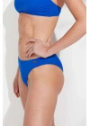 Kadın Saks Mavi Brazilian Bikini Alt