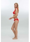 Kadın Kırmızı Bikini Takım