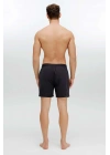 Erkek Siyah Orta Boy Deniz Şortu 22002