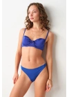 Gia Balenli Balkonet Bikini Tek Üst Sax 239102