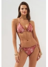 Fırfırlı Üçgen Bikini Takım Bohemian 231240-D