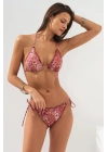 Fırfırlı Üçgen Bikini Takım Bohemian 231240-D