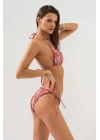 Fırfırlı Üçgen Bikini Takım Bohemian 231240-D