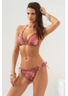 Fırfırlı Üçgen Bikini Takım Bohemian 231240-D