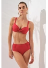 Boş Kaplı Yüksek Bel Yeni Sezontoparlayıcı Bikini Takımı