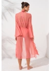 Belden Bağlamalı Elbise Pareo Nektarin 231804