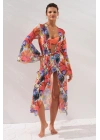 Belden Bağlamalı Elbise Pareo Garden 231804-d