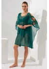 Kolu Bant Detaylı Tunik Pareo Yeşil 231802