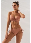 231229 Bronz Sole Kaplı Toplarlayıcı Bikini Takımı