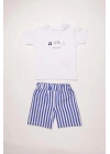 %100 Pamuk Erkek Çocuk Yazlık Şortlu Takım 303533