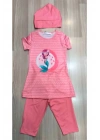 Kısa Kol Taytlı Çocuk Mayo Pembe