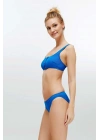 Kadın Saks Mavi Bikini Takım