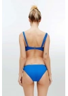 Kadın Saks Mavi Bikini Takım