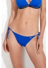 Kadın Saks Mavi İpli Bikini Altı