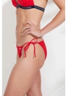 Kadın Kırmızı Ipli Bikini Alt