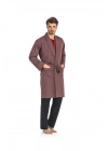 5 Li Uzun & Şortlu Pijama Robdöşambır Bordo Damat Çeyiz Seti 5560