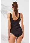 Mara Kruvaze Formlu Tankini Takım Siyah 231501