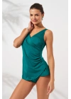 Kruvaze Formlu Tankini Takım Yeşil 231501