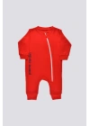 %100 Pamuk Interlok Fermuarlı Unisex Bebek&çocuk Tulum 303652