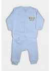 Ayıcık Nakışlı Kapitone Bebek İkili Takım 305195
