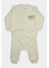 Ayıcık Nakışlı Kapitone Bebek İkili Takım 305195