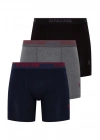 U.s Polo Assn. 90005 Erkek Battal 3lü Boxer-Siyah&Antrasit&Lacivert