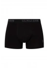 U.s Polo Assn. 90005 Erkek Battal 3lü Boxer-Siyah&Antrasit&Lacivert