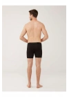 Erkek Siyah 3 Lü Uzun Paçalı Boxer
