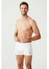 Erkek Beyaz 3 Lü Boxer