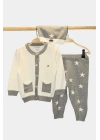 Yıldızlı Triko Bebek & Çocuk 3lü Alt-Üst Takım 303955