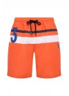 Erkek Turuncu Uzun Deniz Şortu 22003