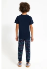 Rolypoly Shark Lacivert Erkek Çocuk Pijama Takımı
