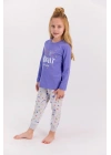 Rolypoly Shine Bright Like The Stars Indigo Kız Çocuk Pijama Takımı