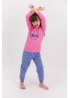 Rolypoly Shine Bright Like The Stars Pembe Kız Çocuk Pijama Takımı