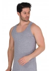 Erkek Gri Askılı Likralı Spor Atlet