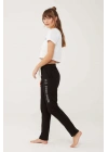 Kadın Siyah Pijama Altı 16601