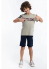 U.s. Polo Assn Classic Açık Haki Erkek Çocuk Bermuda Takım