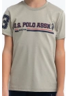 U.s. Polo Assn Classic Açık Haki Erkek Çocuk Bermuda Takım